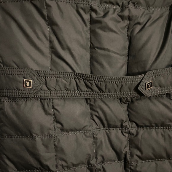 Vintage RARE Playboy Trench Parka Puffer Coat - Picture 8 of 11